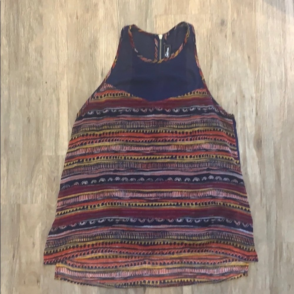 San Edelman Zipper Back Tank